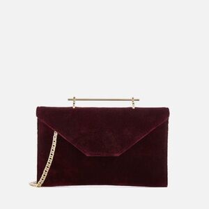 M2MALLETIER Annabelle Velvet Clutch Bag NWOT